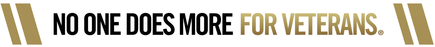 No one does more for veterans banner